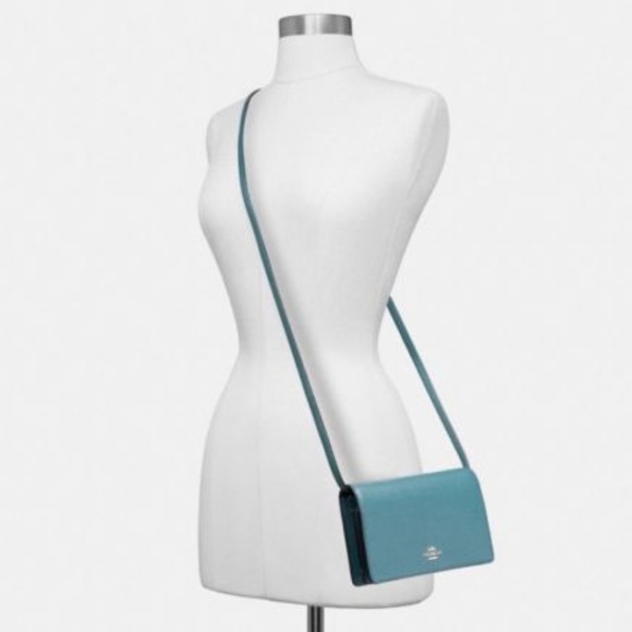 NWT Coach Fold Over Wallet Clutch Crossbody Phone - Picture 5 of 8